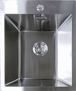 Кухонная мойка Waltz WALTZ HDA 4050 Сатиновый хром