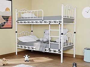 Pat copii MG-Plus Orkide (cu 2 nivele) 90x200 Alb