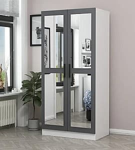 Шкаф Trendy Kale Белый Антрацит 210