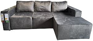 Canapea de colt Sofyno Hugo Gri inchis