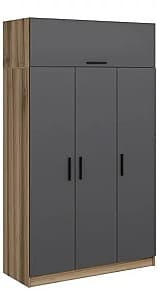 Шкаф Trendy Minar 235 Антрацит Дуб