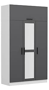 Шкаф Trendy Minar 3 Kapak 255 Антрацит Белый