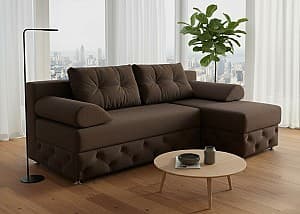 Canapea de colt Elegant Style C2 Maro