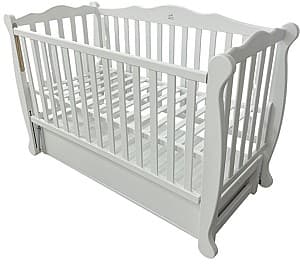 Кроватка Goydalka PREMIUM LONGITUDINAL (1В312-1) White