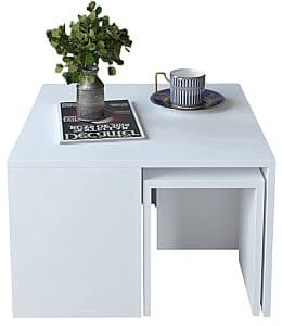 Masa de reviste Trendy Ortanca Alb