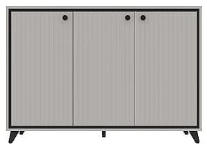 Comoda Yasen Tina 3D Cașmir (Bej) / Negru