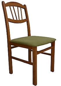 Стул Viitorul ST Светлый дуб зеленые квадраты