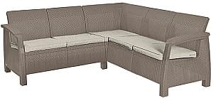 Диван для дачи Keter Corfu Relax Каппучино (56141)