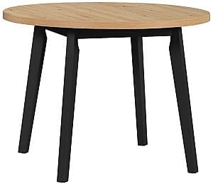 Стол Drewmix Oslo 3 Артизан(Бежевый)/Черный