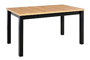 Стол Drewmix Modena 1 Артизан/Черный