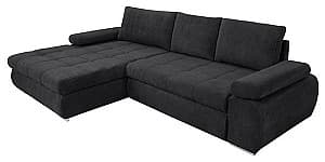 Canapea de colt GABI INFERNO Aston 18(Negru)