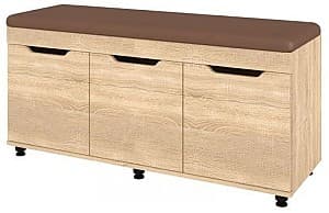 Обувница Pehotin Б-6 Дуб Сонома/Коричневый