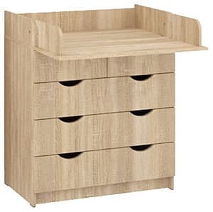 Comoda Pehotin K-3+3 stejar sonoma (merk),(1)