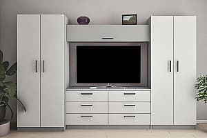 Living PS Alina Y (TV-1.5 m) 3.1 m Gri / Gri Deschis