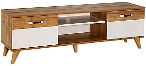 Тумба под ТВ Modalife Story Коричневый/Белый
