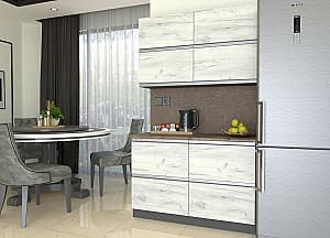 Кухня Yasen Мадера 1.2 м (ящики) Дуб Крафт Белый