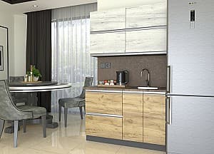 Кухня Yasen Мадера 1.2 м (шкаф под мойку) Дуб Крафт Белый / Дуб Крафт Золотой