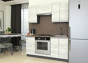 Кухня Yasen Мадера 1.6 м Дуб Крафт Белый