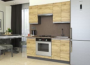 Кухня Yasen Мадера 1.6 м Дуб Крафт Золотой