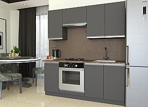 Кухня Yasen Мадера 1.8 м Графит Серый