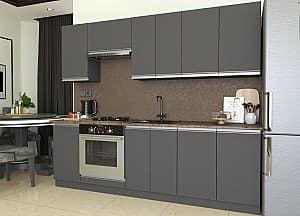 Bucatarie Yasen Madera 2.4 m Grafit Gri