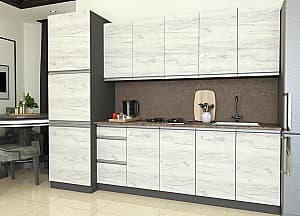 Кухня Yasen Мадера 2.6 м Дуб Крафт Белый