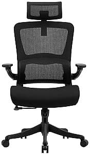 Fotoliu de birou CUSTÓ Palermo Negru