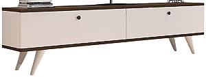 Comoda TV Trendy Paris Alb/Nuc (Maro)