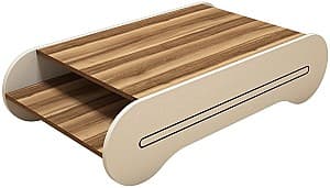 Masa de reviste Trendy Cool Nuc (Maro)/Crema (Bej)