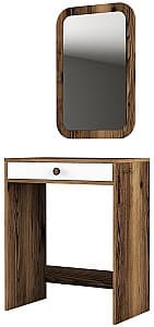 Masa de machiat Trendy Lizbon Nuc (Maro)/Alb