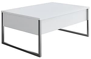 Masa de reviste Trendy Luxe Alb/Argint