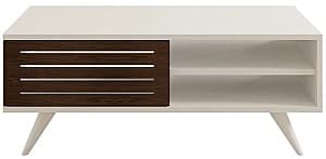 Журнальный столик Trendy Grande Орех (Коричневый)/Белый