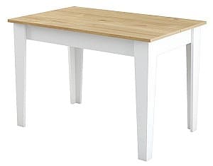 Masa Trendy Kiev 512 Alb/Stejar (Bej)