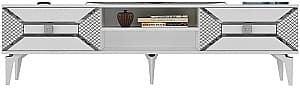Comoda TV Trendy Yumedi Alb/Argint