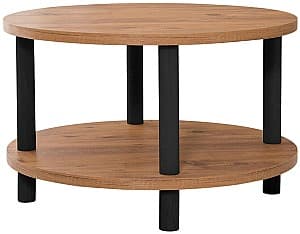 Masa de reviste Trendy Roby Negru/Pinul Atlantic (Maro)