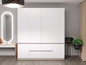 Dulap Bayro Harmony 200x220x55 cm Piatra Gri cu sertare (608050)