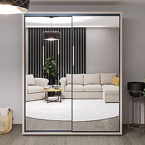 Dulap-Cupe Bayro Parma 180x225x60 cm Piatra Gri