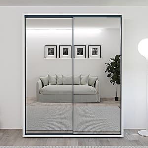 Dulap-Cupe Bayro Parma 180x225x60 cm Alb