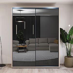 Dulap-Cupe Bayro Murano 180x230x60 cm Piatra Gri