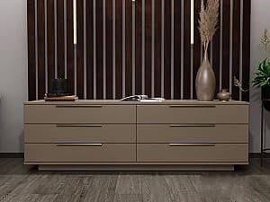 Комод Bayro Napoli 180x56x50 см Камень Серый