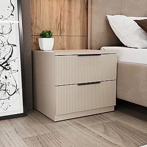 Прикроватная тумбочка Bayro Murano 55x50x45 см Positano Серый Камень