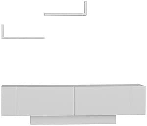 Comoda TV Trendy Ekol Alb