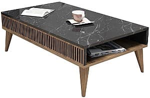 Журнальный столик Trendy Milano Орех (Коричневый)/Черный