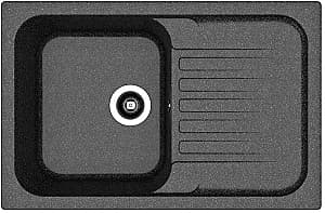 Кухонная мойка Dr. Gans Adelia 780х510х21, Черная