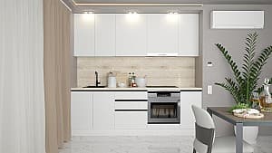 Кухня ArtFlame Gola 2.4 м White(Белый)