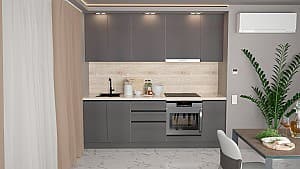 Кухня ArtFlame Gola 2.4 м Storm Grey(Серый)