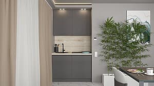 Bucatarie ArtFlame Gola 1.2 m Storm Grey(Gri)