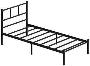 Кровать Trendy Cemre 90x200 cm Черный