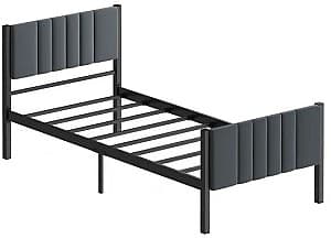 Кровать Trendy Lotus 90x200 см Антрацит