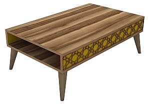 Masa de reviste Trendy Oras Nuc (Maro)/Galben